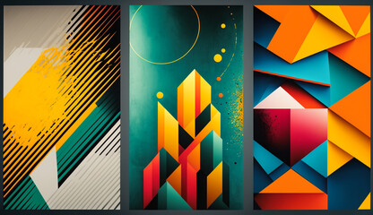 Poster - Modern Geometric Design Background