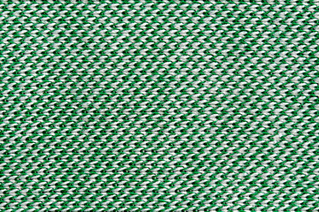 close-up of two-color knitting pattern