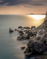 Wall Mural - Golden Hour in Punta Bianca