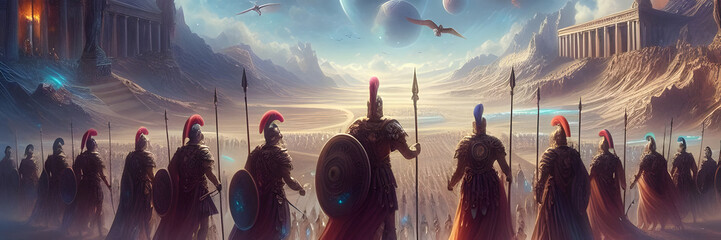Wall Mural - Ethereal Arena Conquests