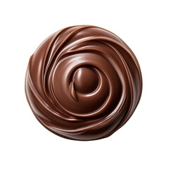 Chocolate candy top view clip art