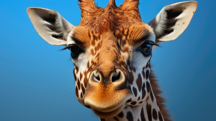 Canvas Print - portrait of a giraffe