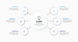 © Graphic_Era - Vector infographic template design with 6 options or steps business data visualization template design. Can be used for process diagram, presentations, workflow layout, flow chart, steps, banner.