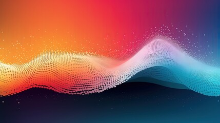 Wall Mural - abstract background with waves