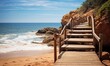 © uhdenis - A Stairway to Serene Sands: A Journey to the Beach Paradise
