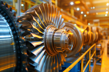 Precision engineering showcased in a steam turbine, a cornerstone in modern energy generation and industrial efficiency.