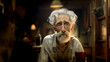 Old man A character who is forgetful or preoccupied with