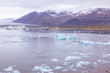 Wunderschöner Blau Eisberg  , Naturlandschaft  in Island