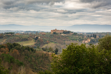 Sticker - Surroundings of the Siena, Italy