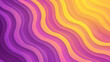 Canary yellow and lilac gradient and off-black retro groovy background vector presentation design
