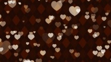Cute Heart Loop Background Material