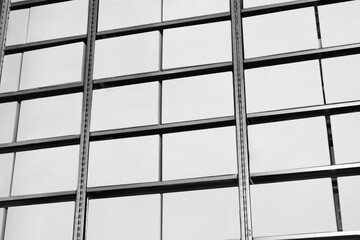 Fototapete - modern distribution warehouse with boxes on racks