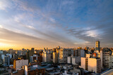 Fototapeta Nowy Jork - sunrise View of Cordoba Argentina City from Roof top