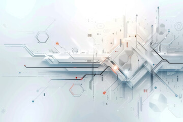 Abstract technology background illustration