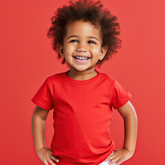 Canvas Print - Portrait of a smiling boy