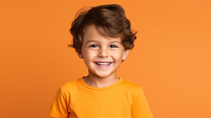 Canvas Print - Portrait of a smiling boy