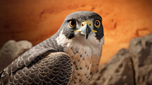 Detailed Close-up View Of Bird Of Prey. Perfect For Nature Enthusiasts And Wildlife Photographers