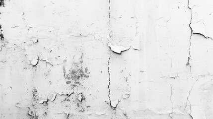 Poster - White Grunge Wall Background.