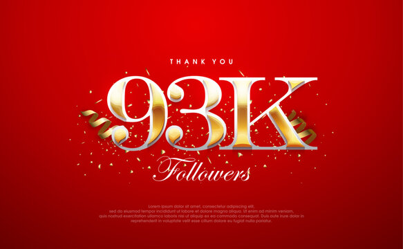 Thank you followers 93k, thank you for followers.