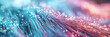 © FATHOM - Technology background, close up image of technology shiny fiber optics pattern data transfer