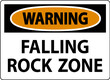 © Seetwo - Warning Sign, Falling Rock Zone