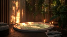 Luxury Hot Tub Design With Nature Look