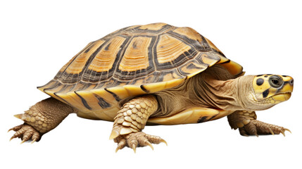 Wall Mural - Turtle. Transparent background PNG.