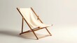 folding beach chair mockup