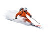 © Ameer - Skiing in the snow: a winter sports adventure isolated on a transparent background
