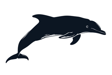 Sticker - Dolphin Fish Silhouette