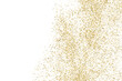 © sergio34 - Gold Vector Texture Pattern on White Background. Light Golden Confetti. Yellow Illustration Backdrop. Design Element.