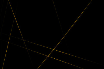 Abstract black with gold lines, triangles background modern design. Vector illustration EPS 10.