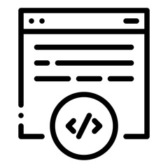 web coding icon
