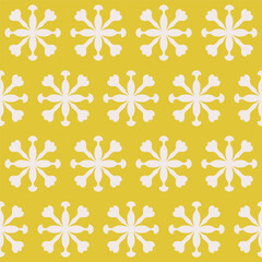 Wall Mural - Abstract seamless pattern with repeated round shape. Vector decorative texture, perfect for fabric design, wallpaper and surface design. Retro styled background
