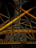 Fototapeta  - stalowe konstrukcja mostu 