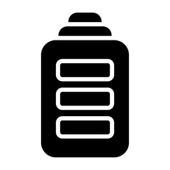 Sticker - Battery Vector Icon