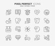 © Artco - Line icons about employee benefits. Outline symbol collection. Editable vector stroke. 64x64 Pixel Perfect.
