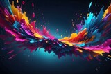 Fototapeta Desenie - abstract colorful background, backdrop