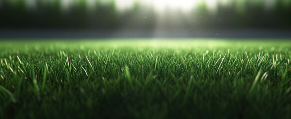 Poster - green grass background