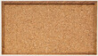 Empty bulletin board, cork board texture for background with copy space