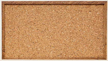 Wall Mural - Empty bulletin board, cork board texture for background with copy space