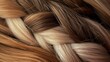© Vladimir - Closeup hair braids. Different types and colors of braided hair.
