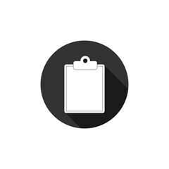 Canvas Print - Checklist icon isolated on transparent background