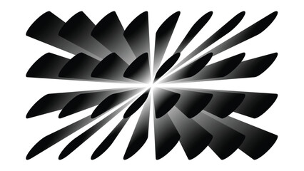 Black and white abstract background