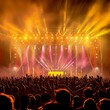 © Adobe Contributor - The crowd is excited and the atmosphere is electric at the music festival.