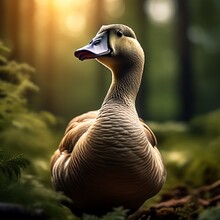 Portrait Of Goose, World Wildlife Day