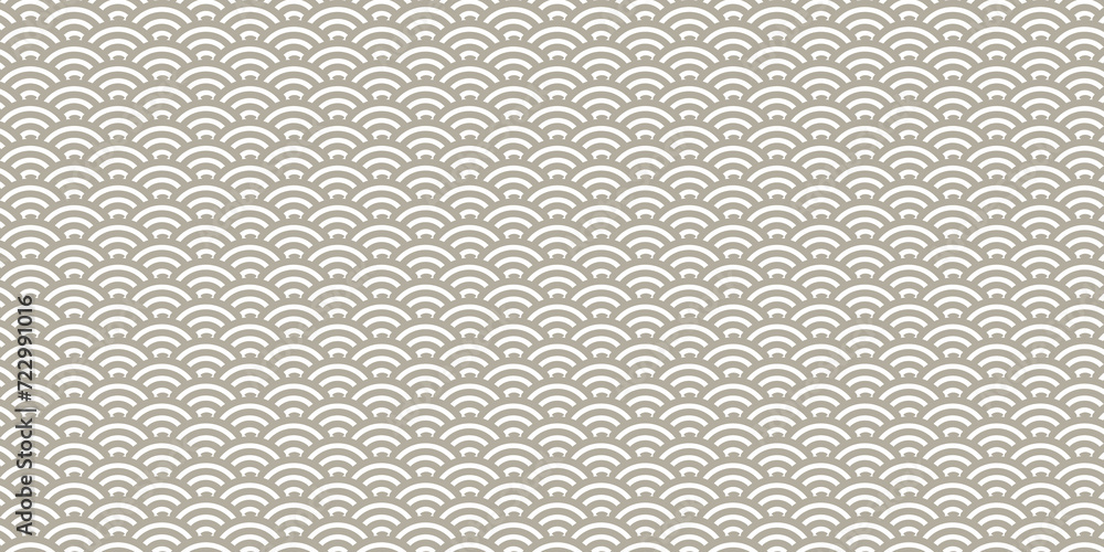 日本の和柄の青海波 Stock Photo | Adobe Stock