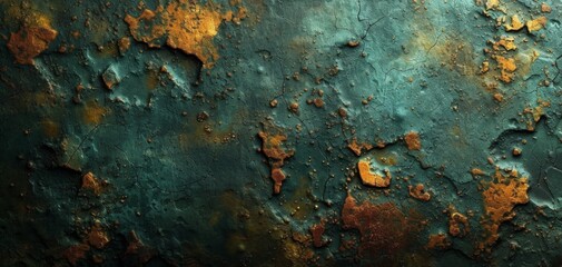  Abstract Rusty Metal Texture with Cracks.