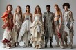 Sustainable fashion, including clothing made from recycled materials. AI Generate