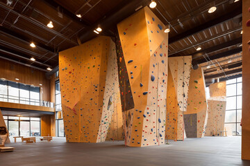 Climbing wall. Rock climbing. Athletics. Training of climbers. Bouldering.